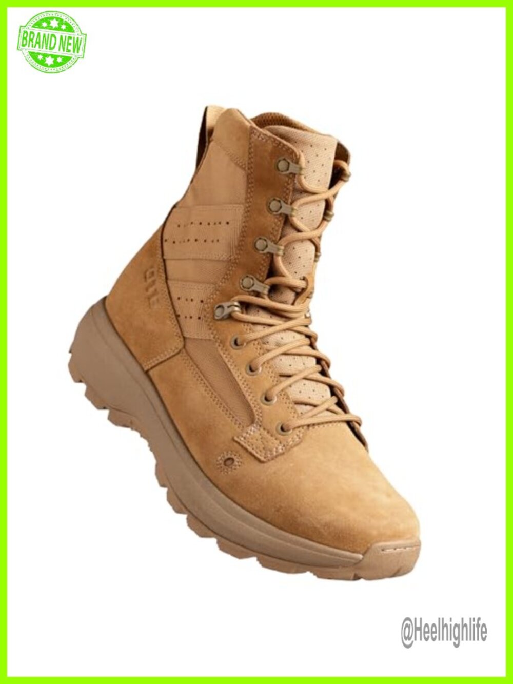 OTB M-Flex 8 Tactical Combat Boots Leather Suede Slip-Resistant
